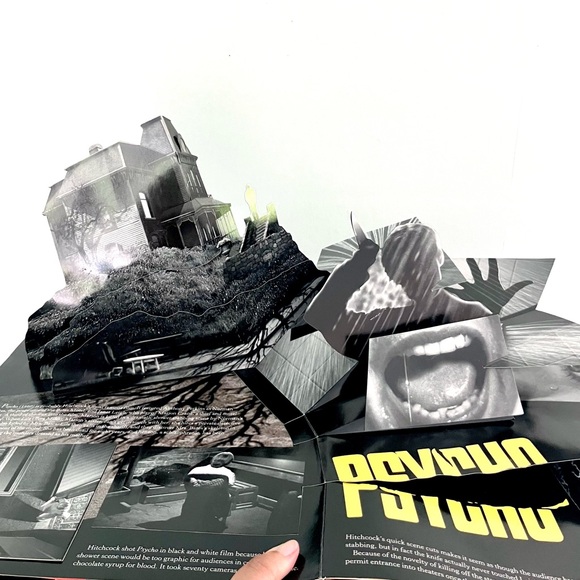 Alfred Hitchcock & Graceland Elvis Presley retro pop up coffee table books set - Picture 13 of 15